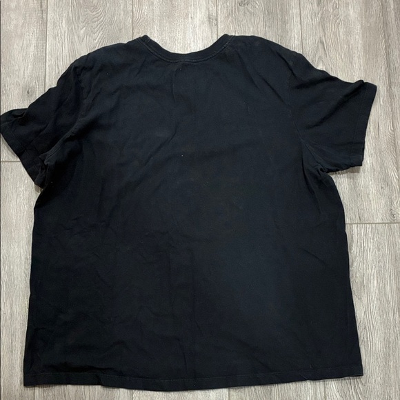 Nike Black Tee with White Logo - Picture 4 of 4